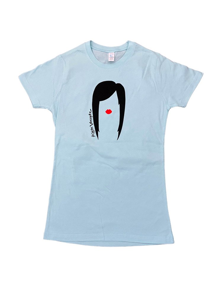 Vintage Kate Voegele Baby Blue Face tee - babydoll women's fit